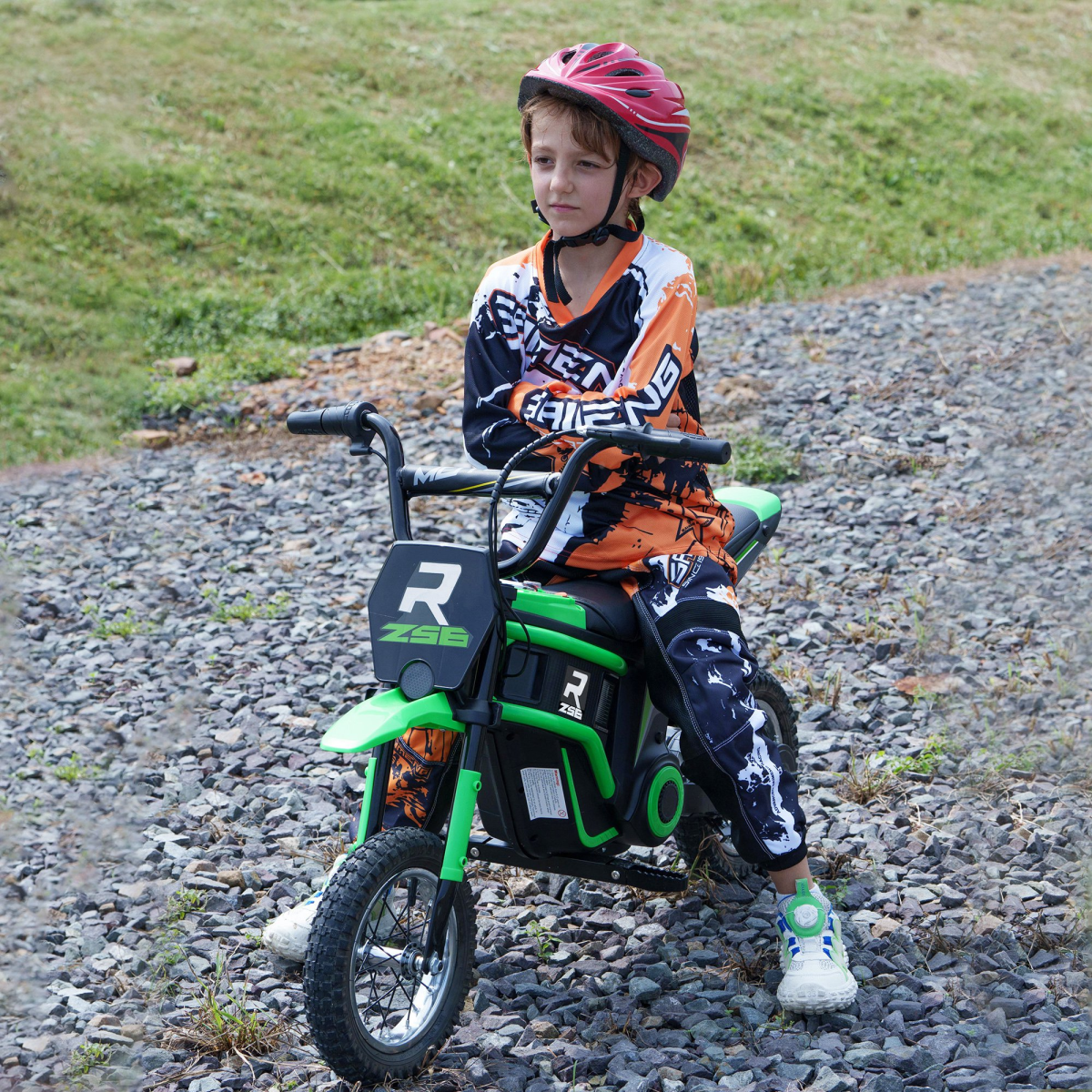 cortex-london-windsor-green-24v-kids-electric-motorbike