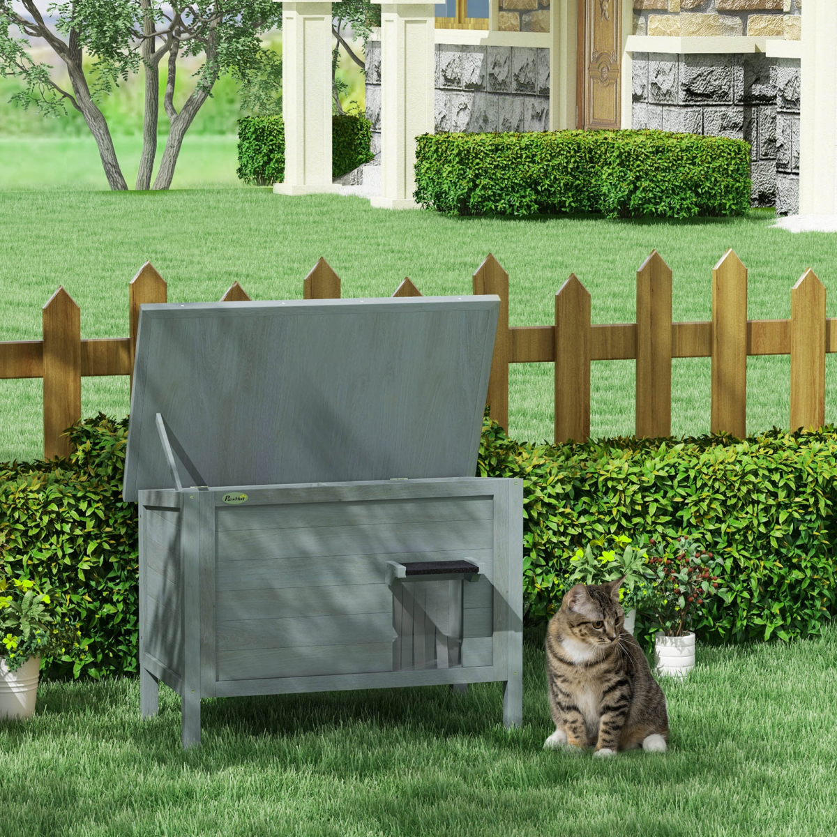 cortex-london-windsor-insulated-outdoor-feral-cat-house-charcoal-grey