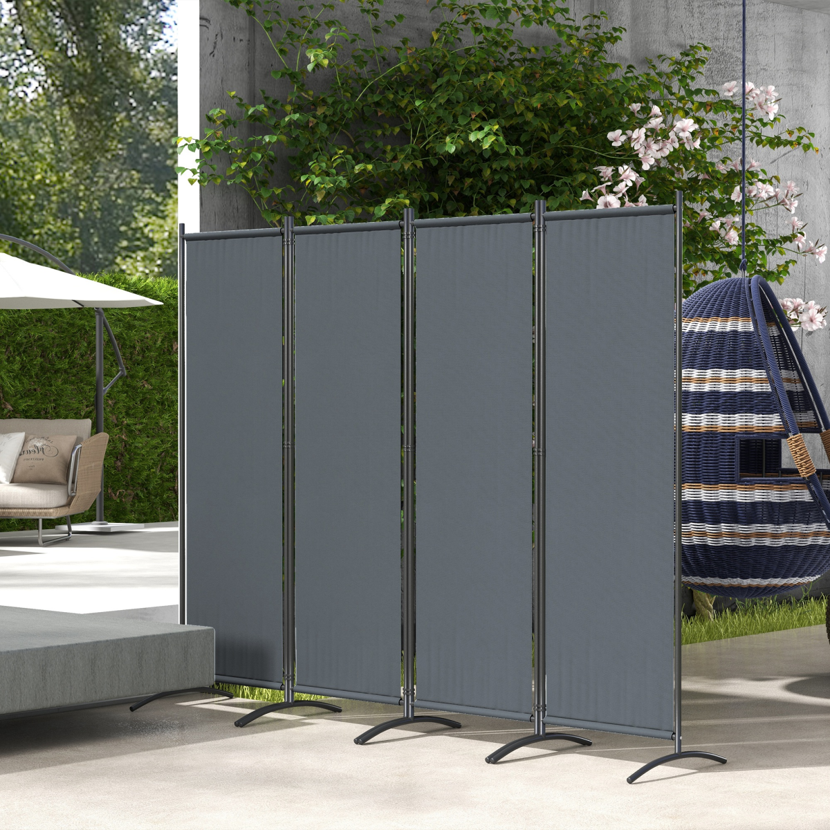 cortex-london-windsor-outdoor-privacy-screen-dark-grey-360-degree-foldable-design