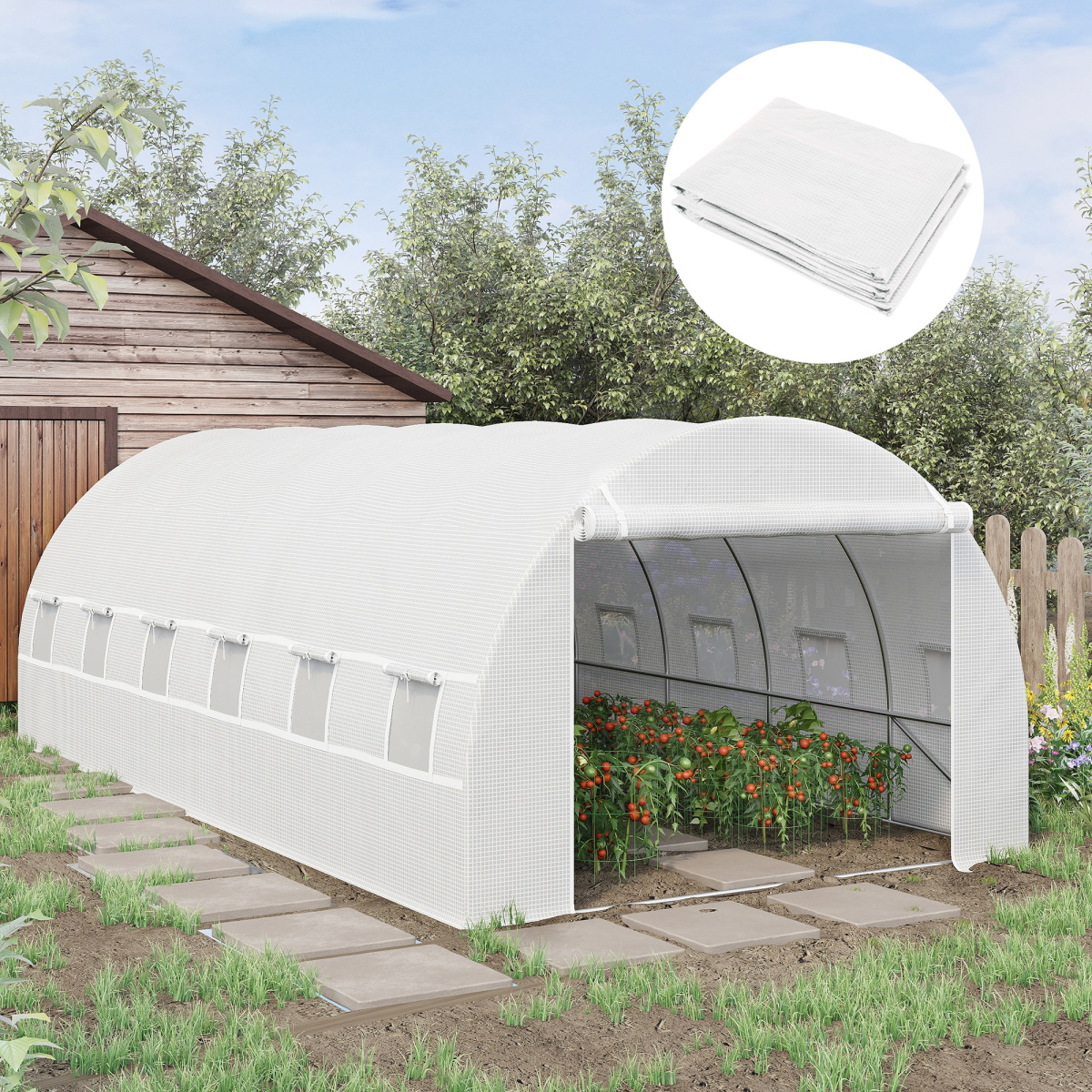 cortex-london-outsunny-york-tunnel-greenhouse-replacement-cover-white