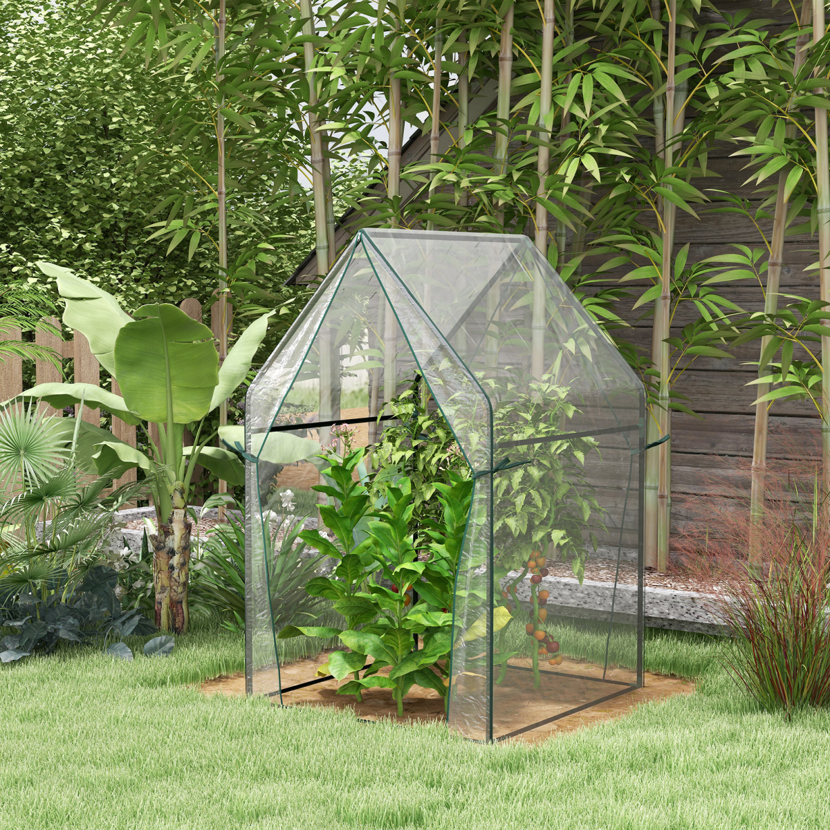 cortex-london-windsor-tomato-greenhouse-clear-steel-plastic-uv-resistant-cover-two-zipped-doors