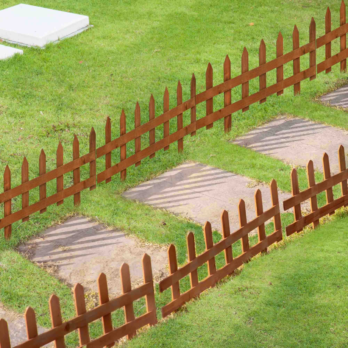 cortex-london-windsor-wooden-garden-picket-border-fence-12-pack