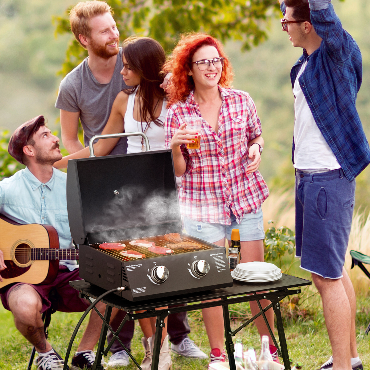 cortex-london-yorkshire-two-burner-portable-tabletop-gas-bbq-grill-black