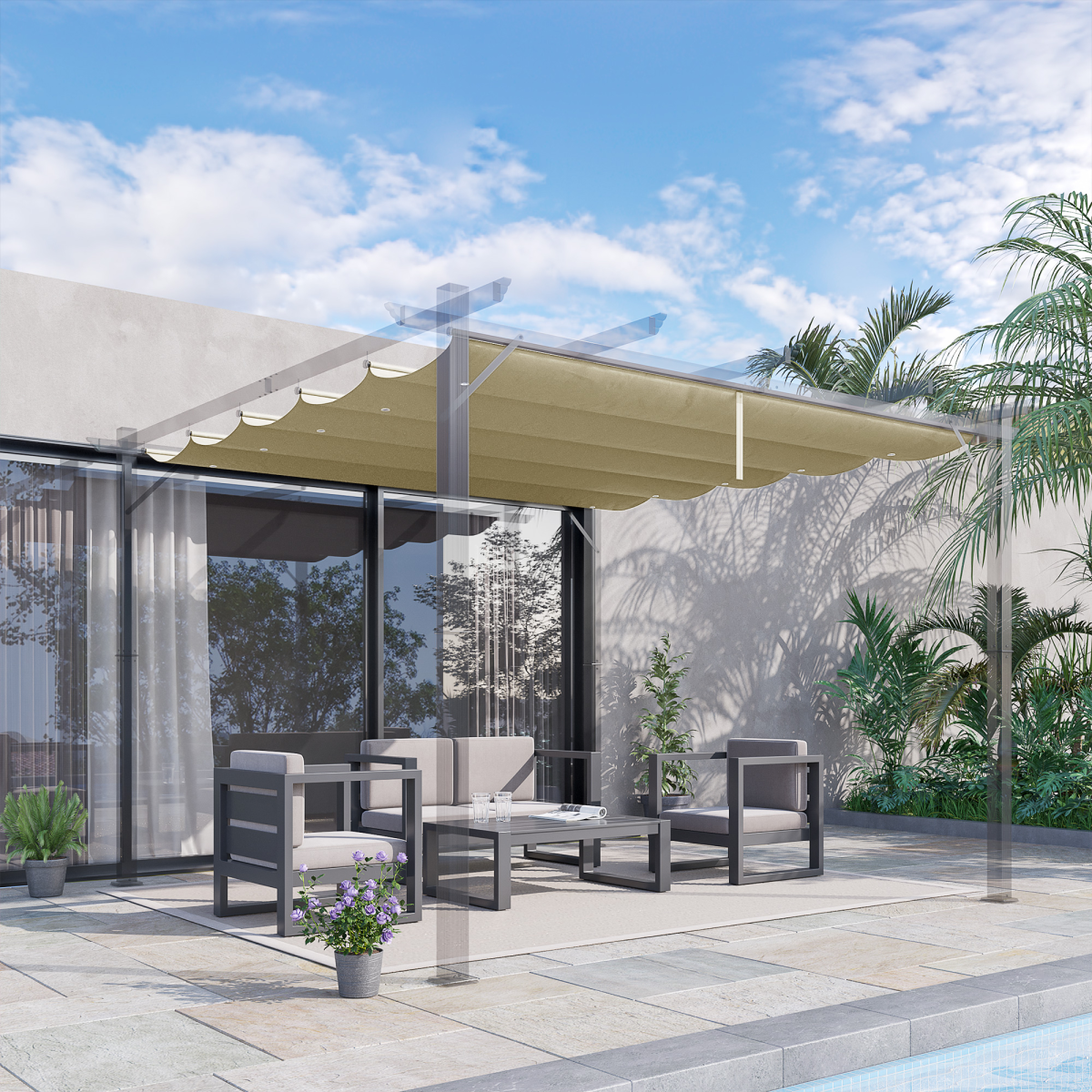 cortex-london-windsor-outsunny-4-x-3m-pergola-replacement-canopy-beige