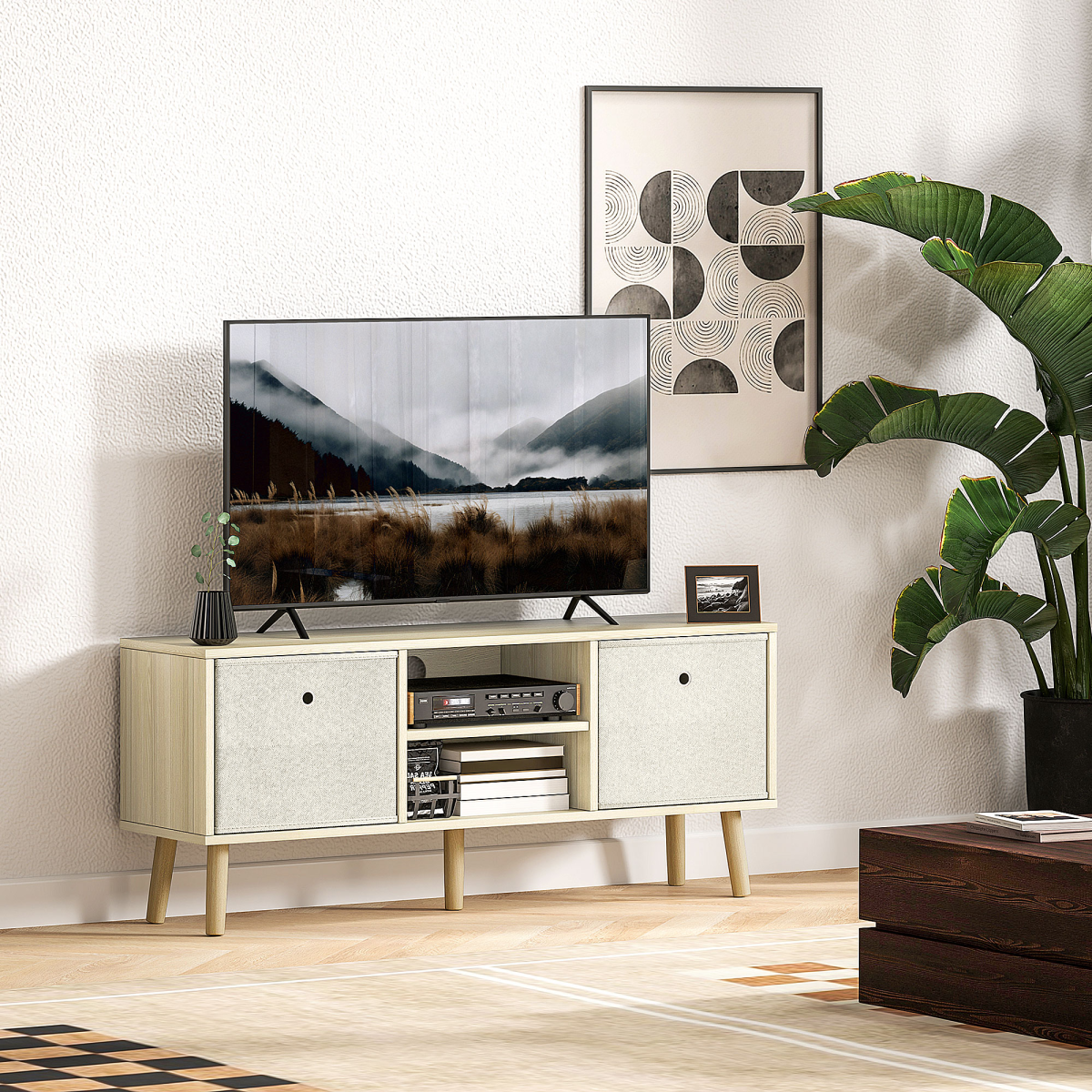cortex-london-windsor-tv-cabinet-natural-wood-finish-drawers-shelves