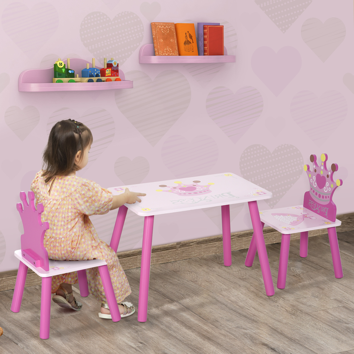 cortex-london-windsor-princess-crown-three-piece-kids-table-chair-set-pink