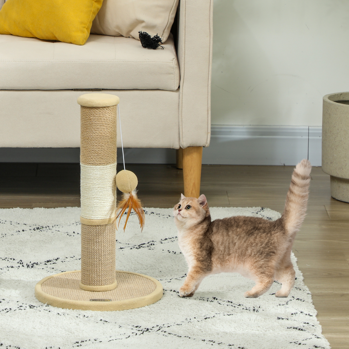 cortex-london-york-sisal-jute-hessian-cat-scratching-post-brown-cream-white