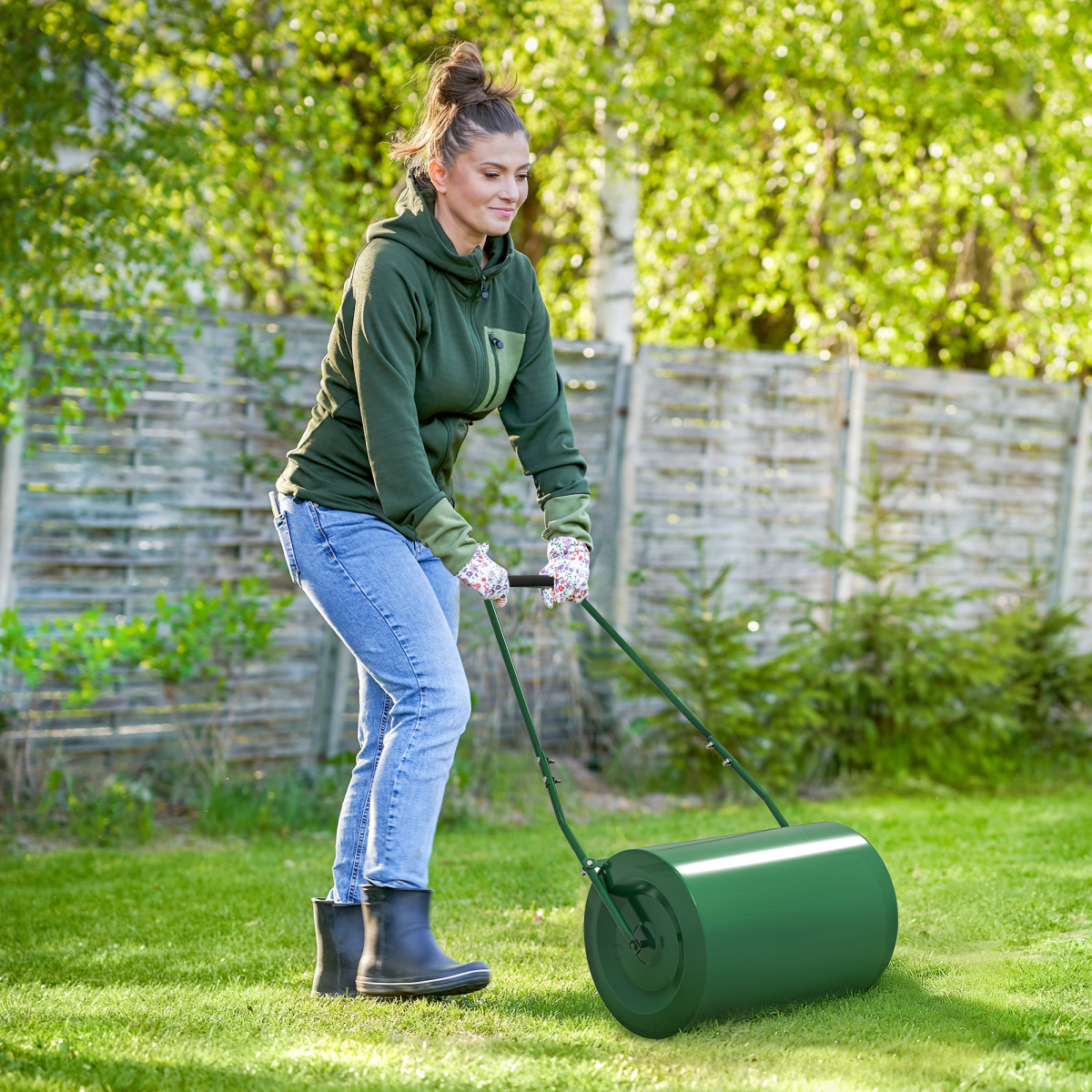 cortex-london-windsor-heavy-duty-lawn-roller-deep-green-metal