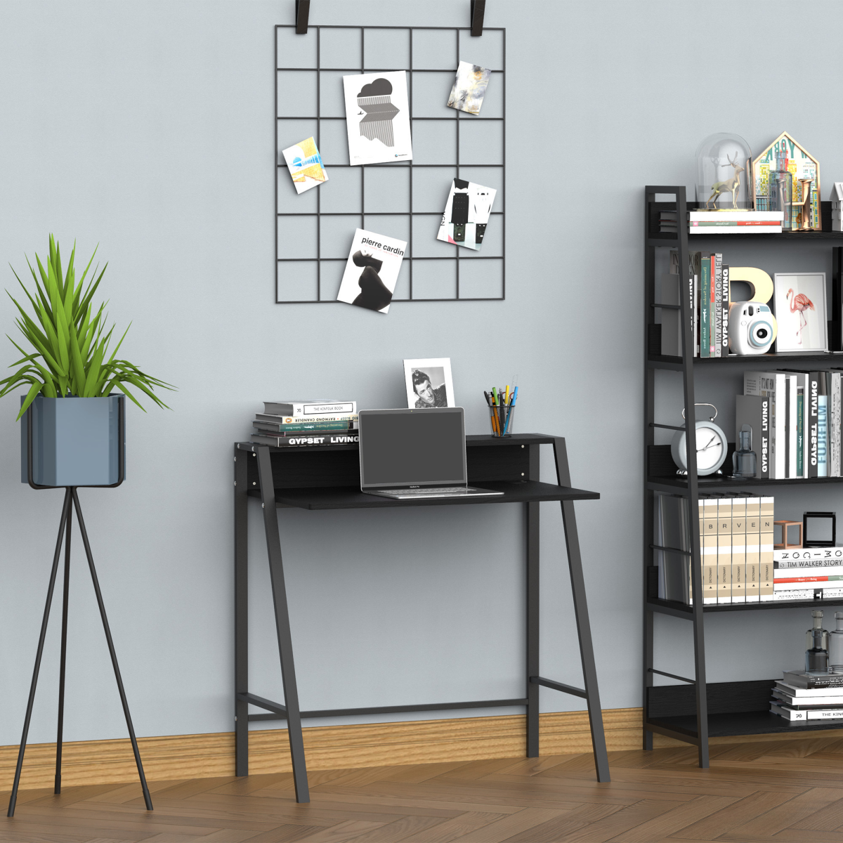 cortex-london-york-computer-desk-upper-storage-shelf-85cm-steel-frame