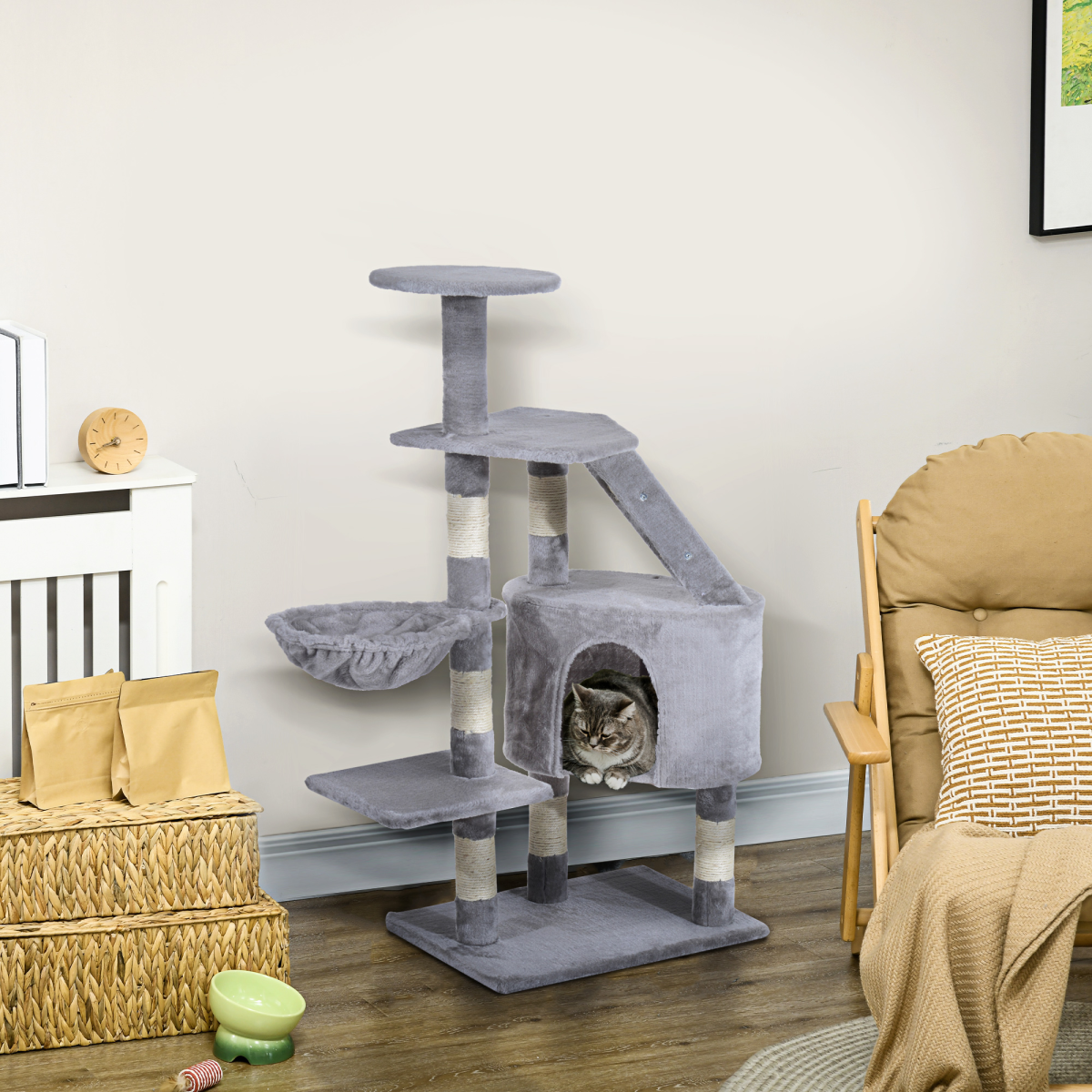 cortex-london-windsor-cat-tree-scratching-post-activity-centre-with-sisal-rope-and-plush-fabric