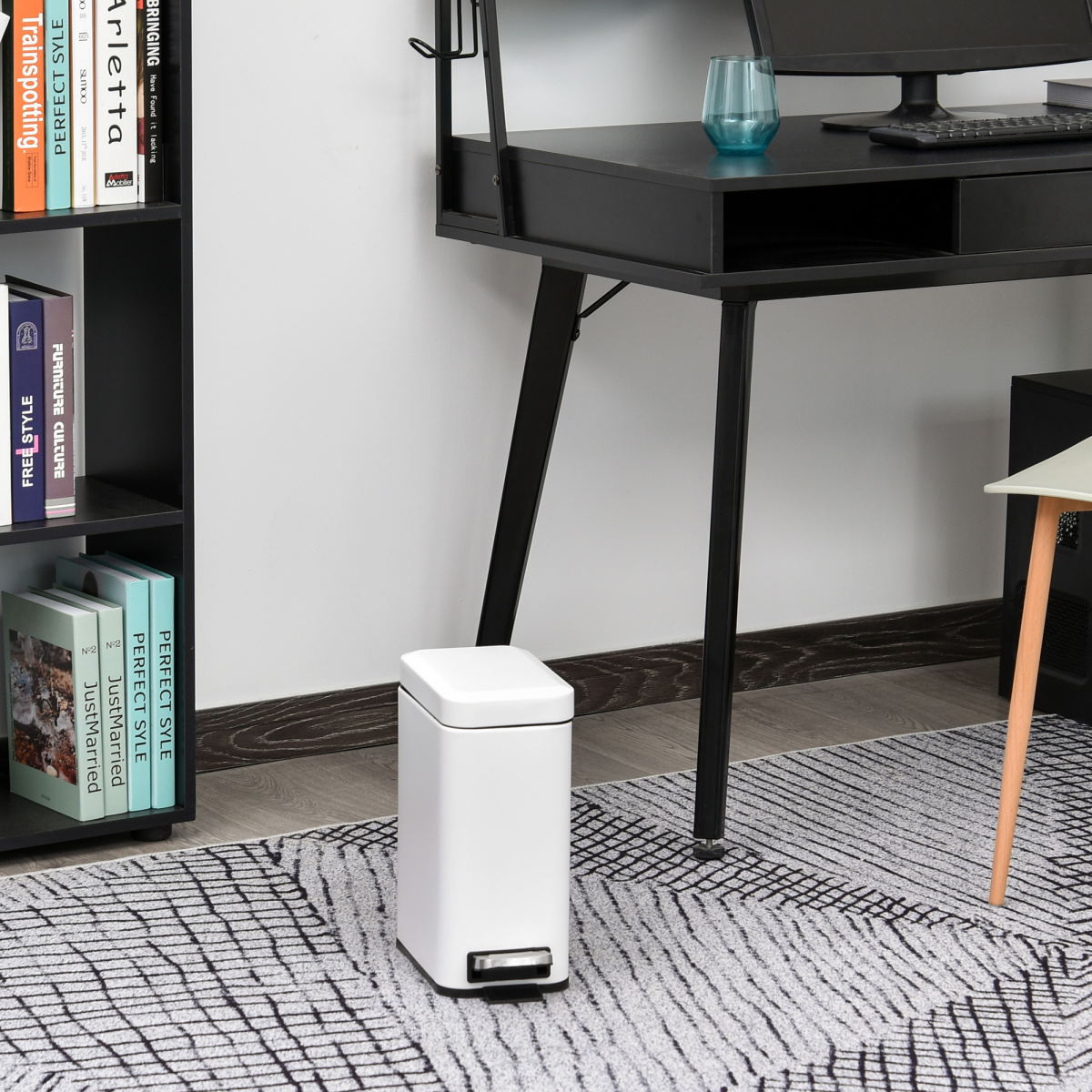 cortex-london-york-white-steel-pedal-bin-5l