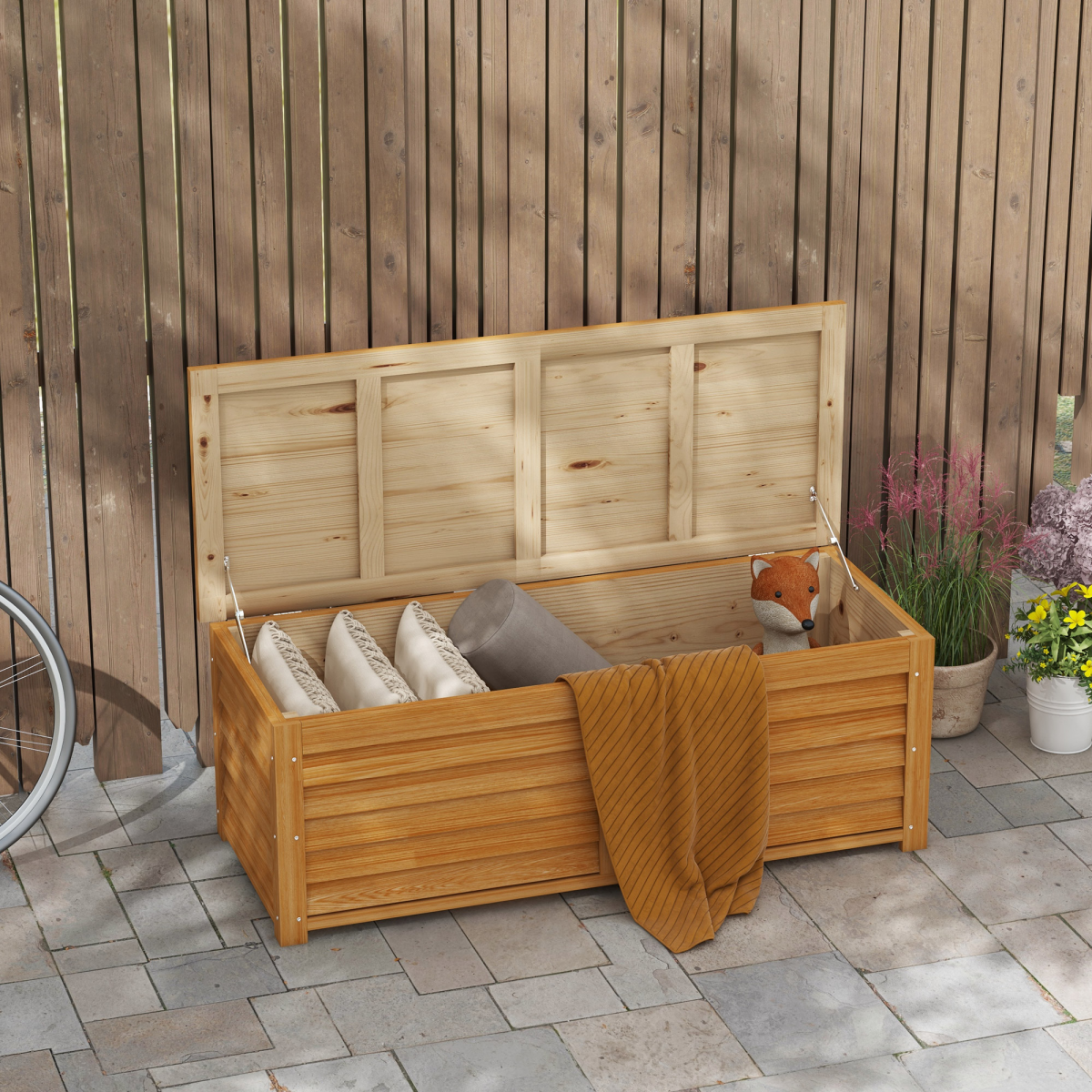 cortex-london-windsor-fir-wood-292l-outdoor-storage-box-light-brown