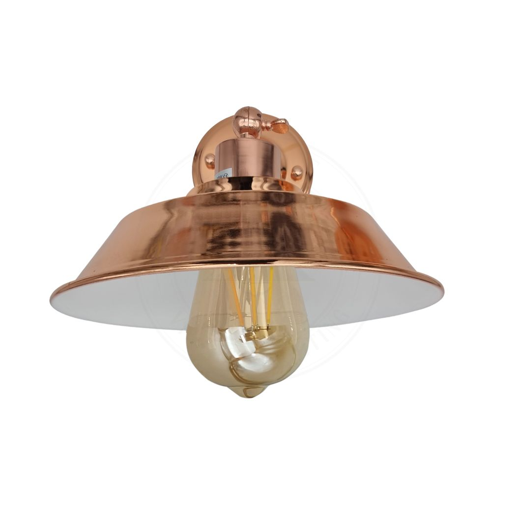 cortex-london-york-rose-gold-vintage-retro-wall-light-e27-metal-shade