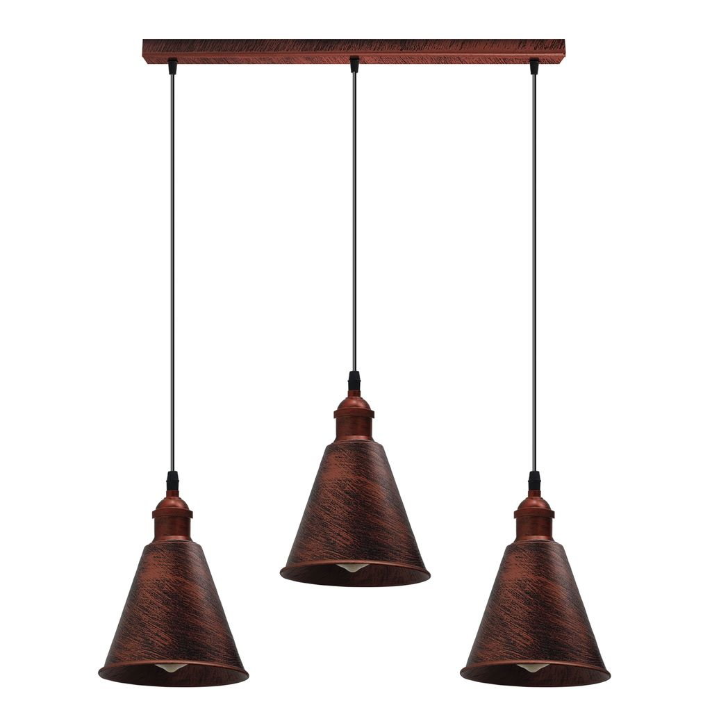 cortex-london-york-rustic-red-three-head-brushed-metal-e27-pendant-light