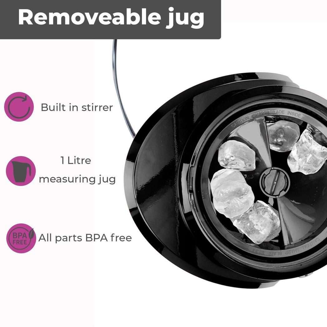 Neo Black and Copper Ice Crusher Slush Machine