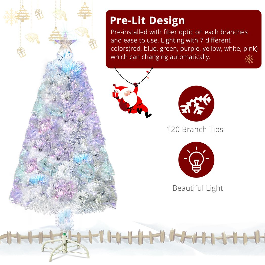 cortex-london-windsor-4ft-120-branch-white-fibre-optic-pvc-christmas-tree