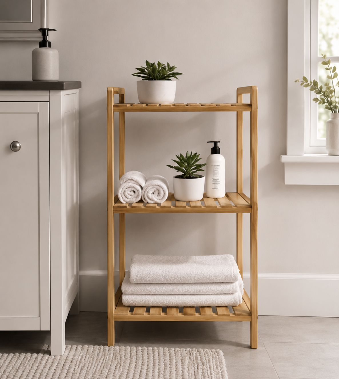 3 Tier Bamboo Storage Shelf