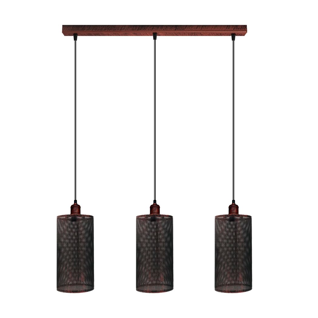 cortex-london-york-vintage-rustic-red-three-head-e27-metal-pendant-light