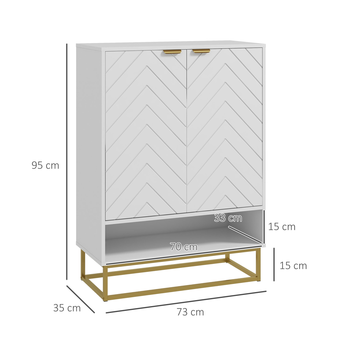 cortex-london-windsor-chevron-12-pair-shoe-cabinet-white-gold-tone-mdf-steel