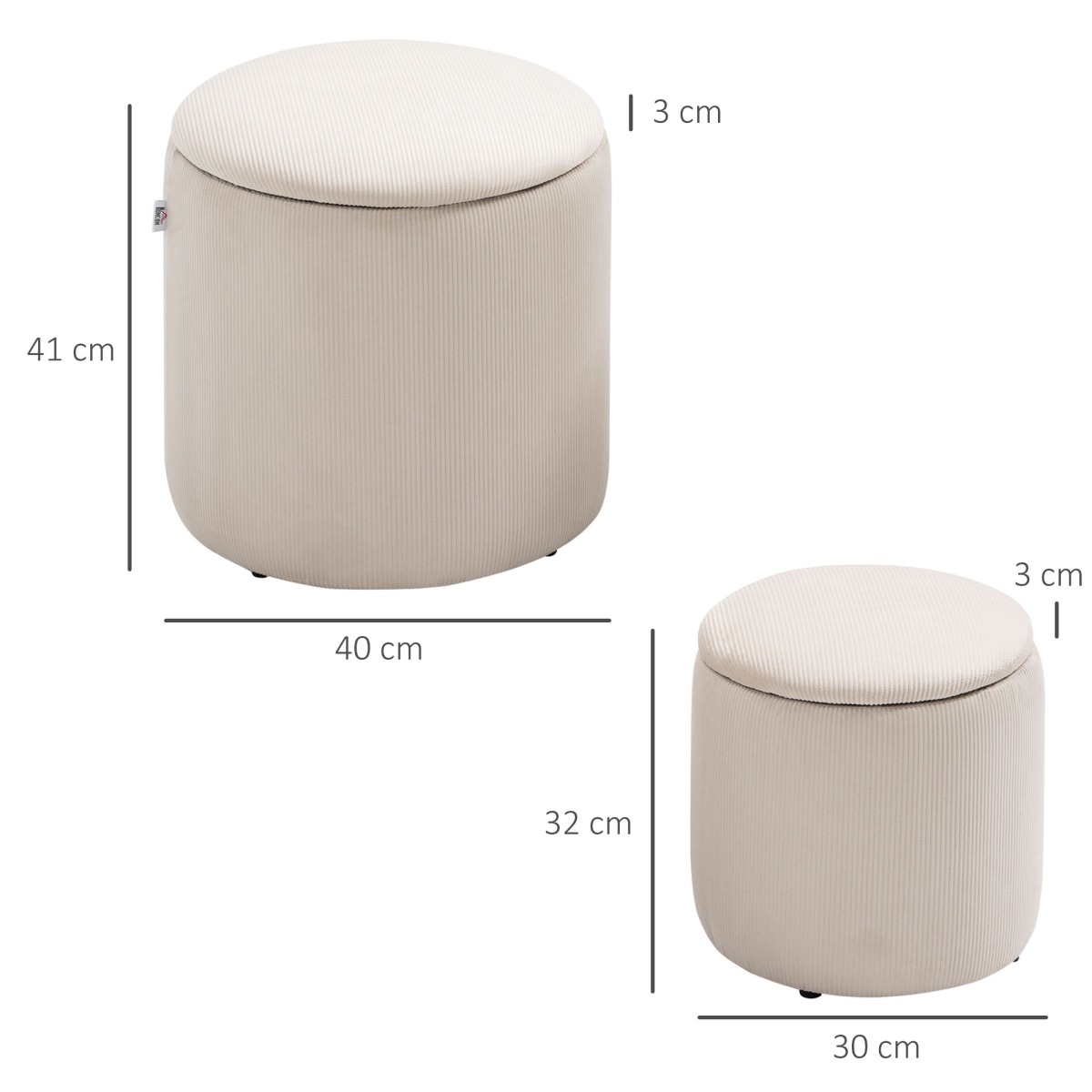 cortex-london-kensington-cream-white-corduroy-storage-ottoman-set