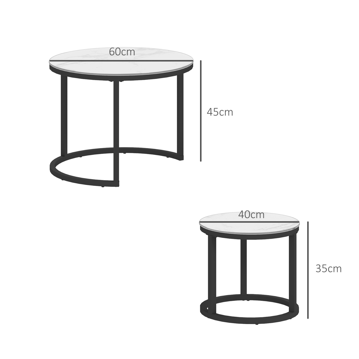 cortex-london-windsor-round-marble-effect-glass-nesting-coffee-table-set-of-2-white-black