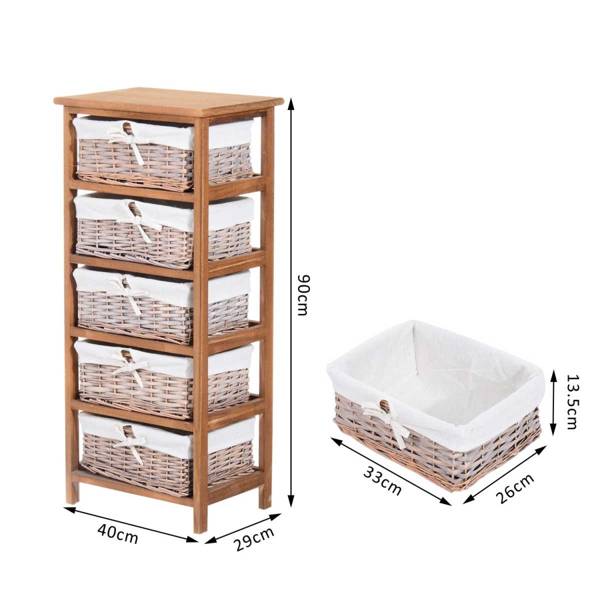 cortex-london-windsor-wooden-wicker-basket-five-drawer-storage-unit