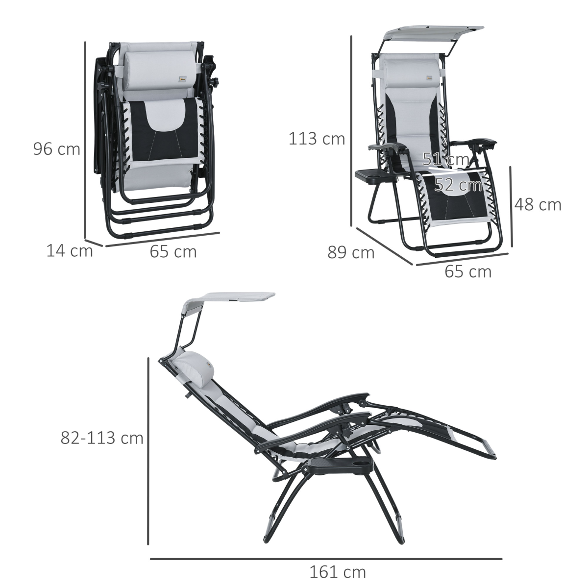 cortex-london-kensington-zero-gravity-lounger-chair-grey-shade-canopy-cup-holder