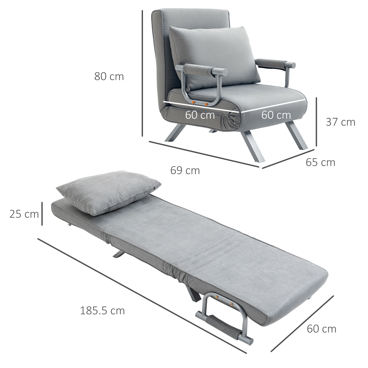 cortex-london-windsor-foldable-sofa-bed-armchair-light-grey-suedette