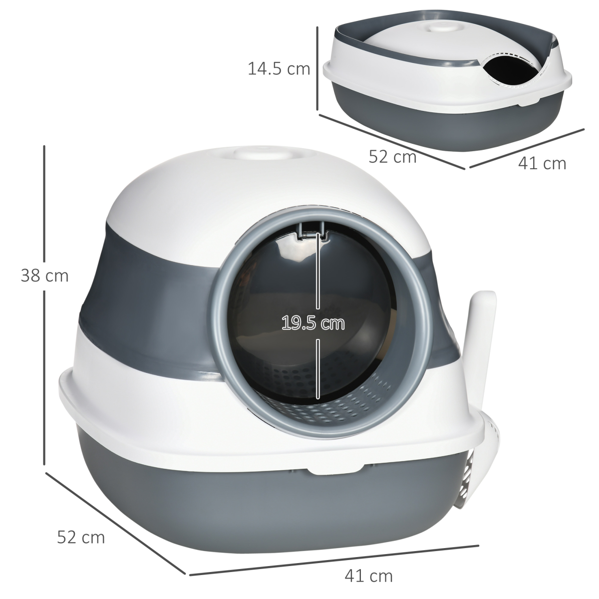 cortex-london-windsor-hooded-cat-litter-tray-with-scoop