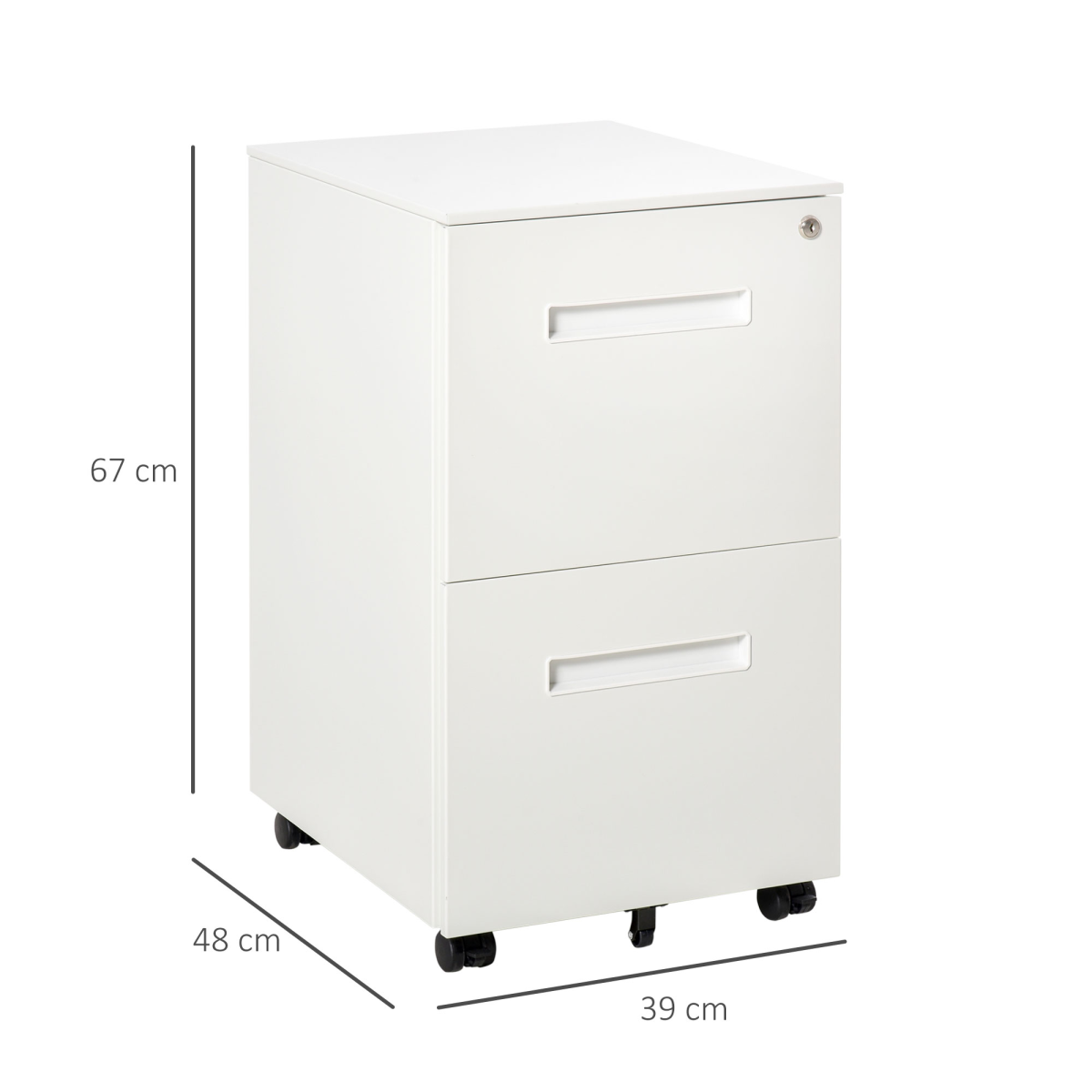 cortex-london-westminster-white-mobile-filing-cabinet-lock-adjustable-partition