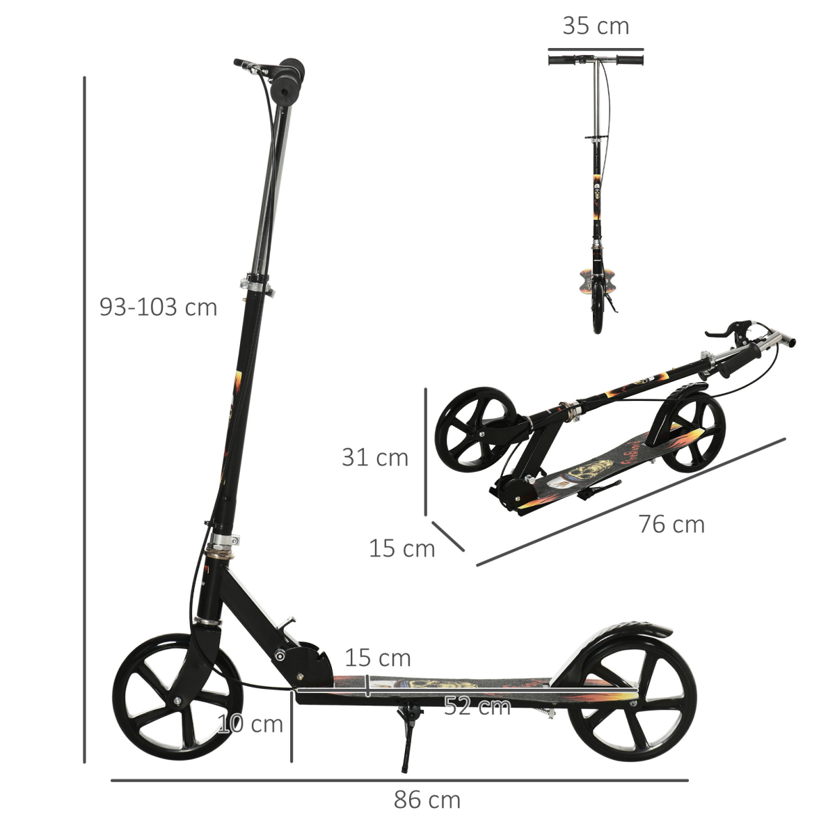 cortex-london-windsor-kids-foldable-scooter-adjustable-height-big-wheels