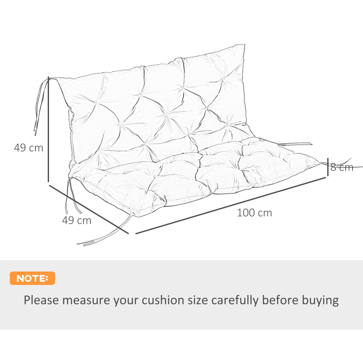 cortex-london-york-two-seater-garden-bench-cushion-black-with-ties