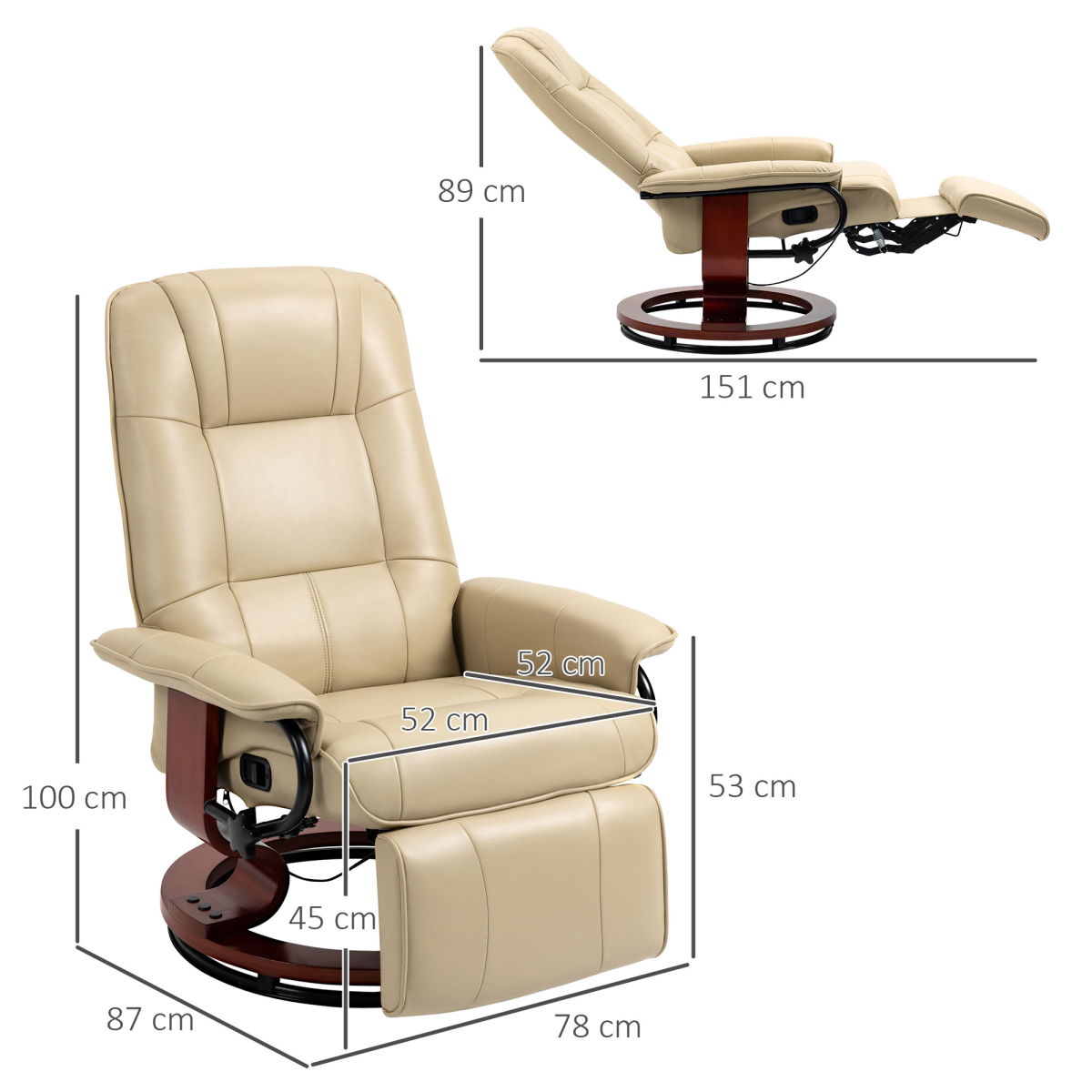 cortex-london-windsor-cream-pu-leather-reclining-office-chair