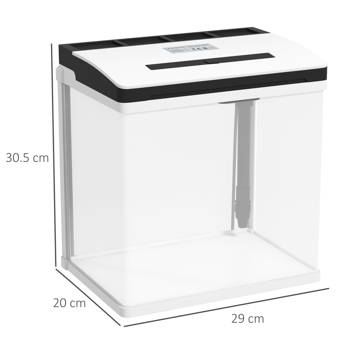 cortex-london-windsor-13l-glass-fish-tank-filter-led-lighting-water-pump