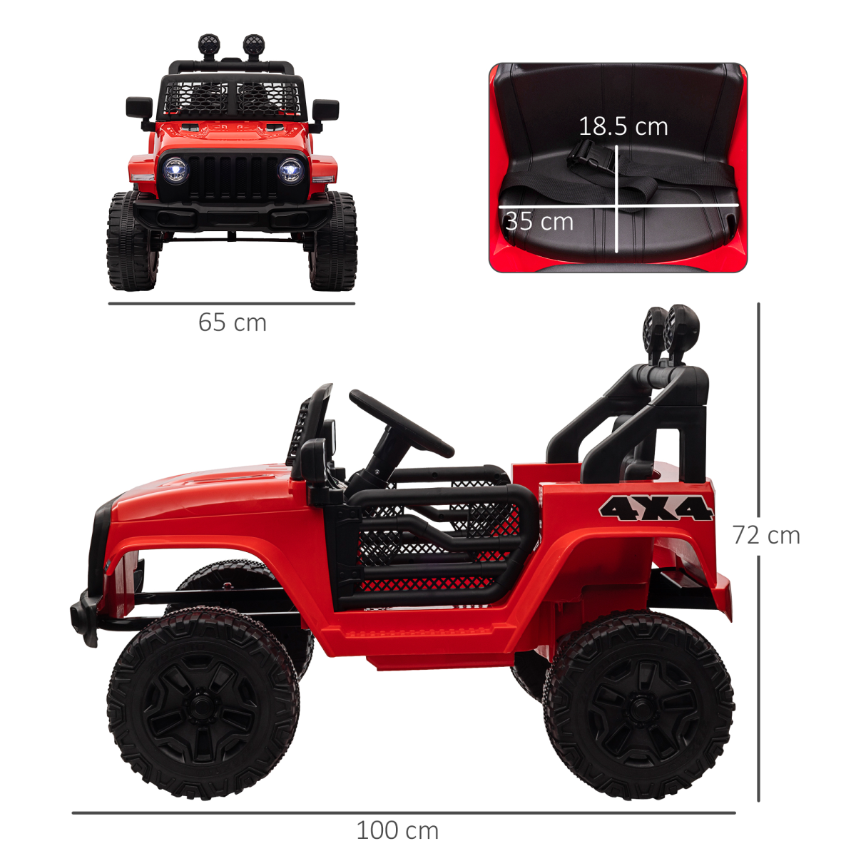 cortex-london-windsor-12v-kids-electric-off-road-truck-red-remote-control