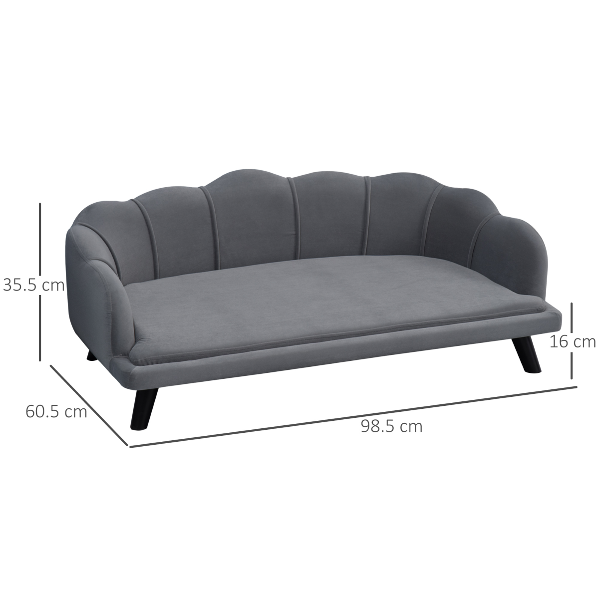 cortex-london-windsor-pearl-shell-dog-sofa-bed-grey