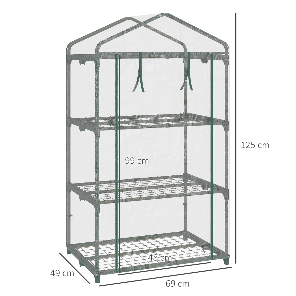 cortex-london-york-three-tier-mini-greenhouse-wire-shelves-clear-69x49x125cm