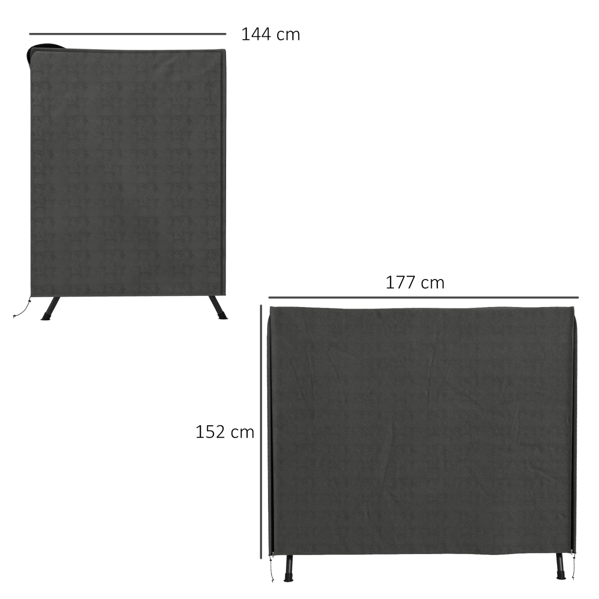 cortex-london-windsor-garden-swing-chair-cover-dark-grey-outsunny-oxford-fabric