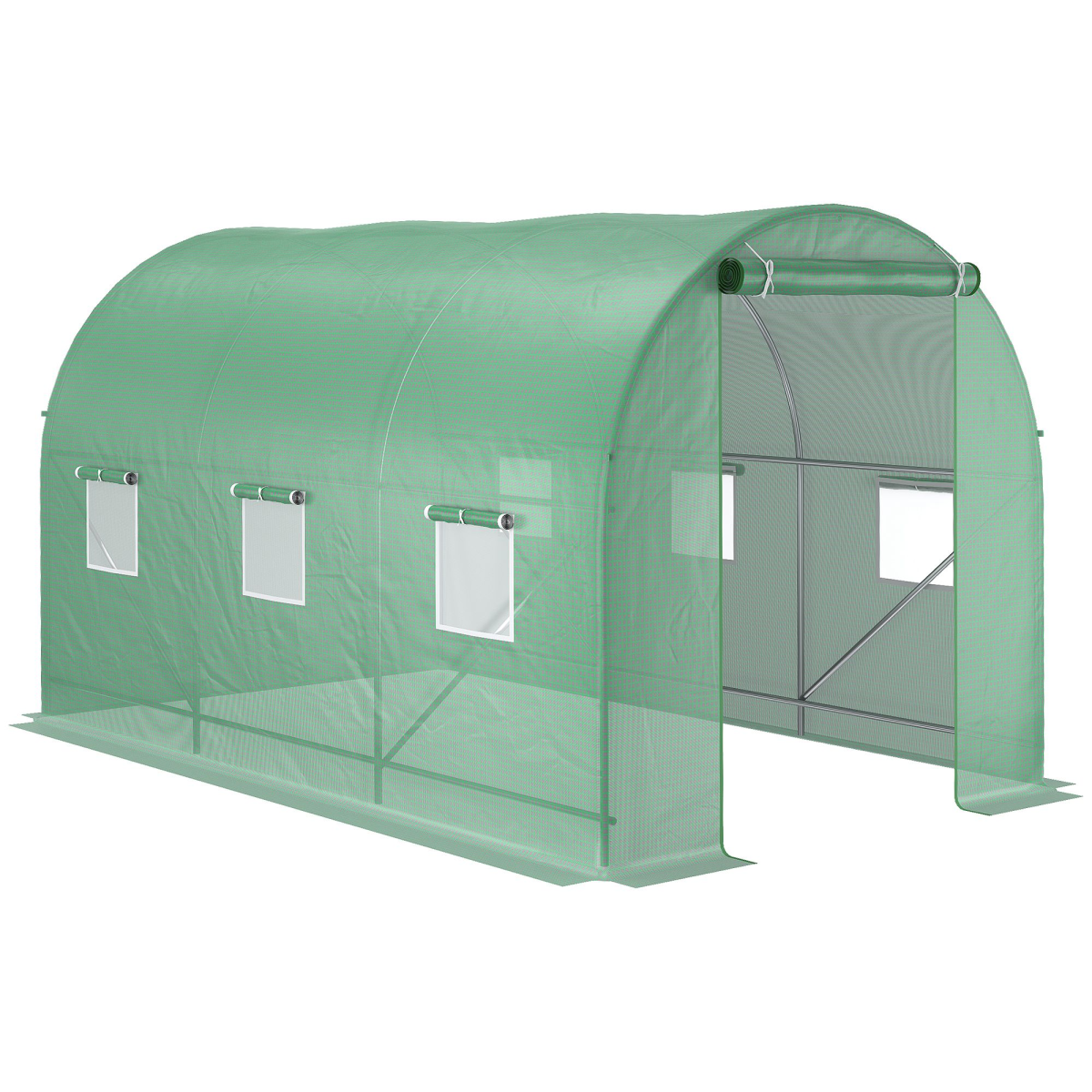 cortex-london-kew-walk-in-tunnel-greenhouse-deep-green-pe-mesh-cloth-steel-tube-frame