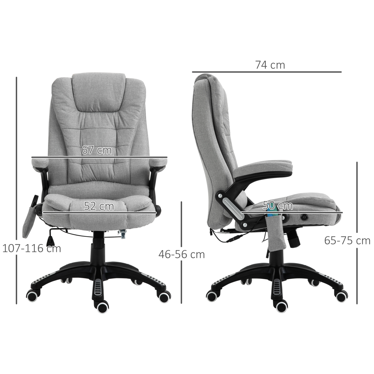 cortex-london-windsor-executive-massage-reclining-office-chair-grey