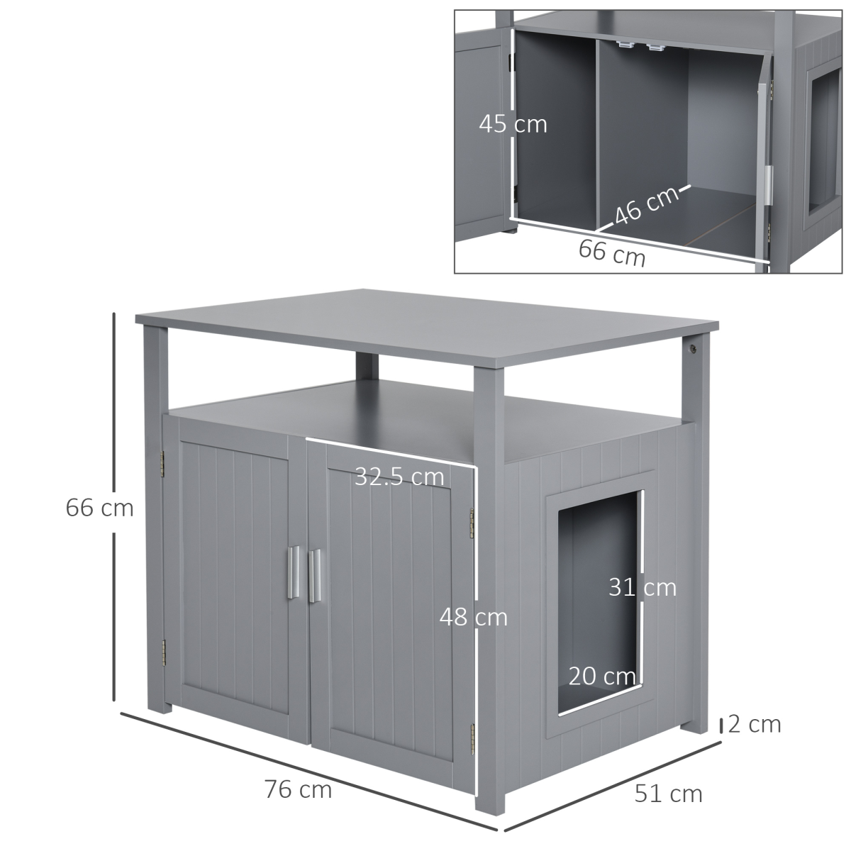 cortex-london-windsor-grey-cat-litter-box-enclosure-cabinet-mdf-adjustable-interior-wall