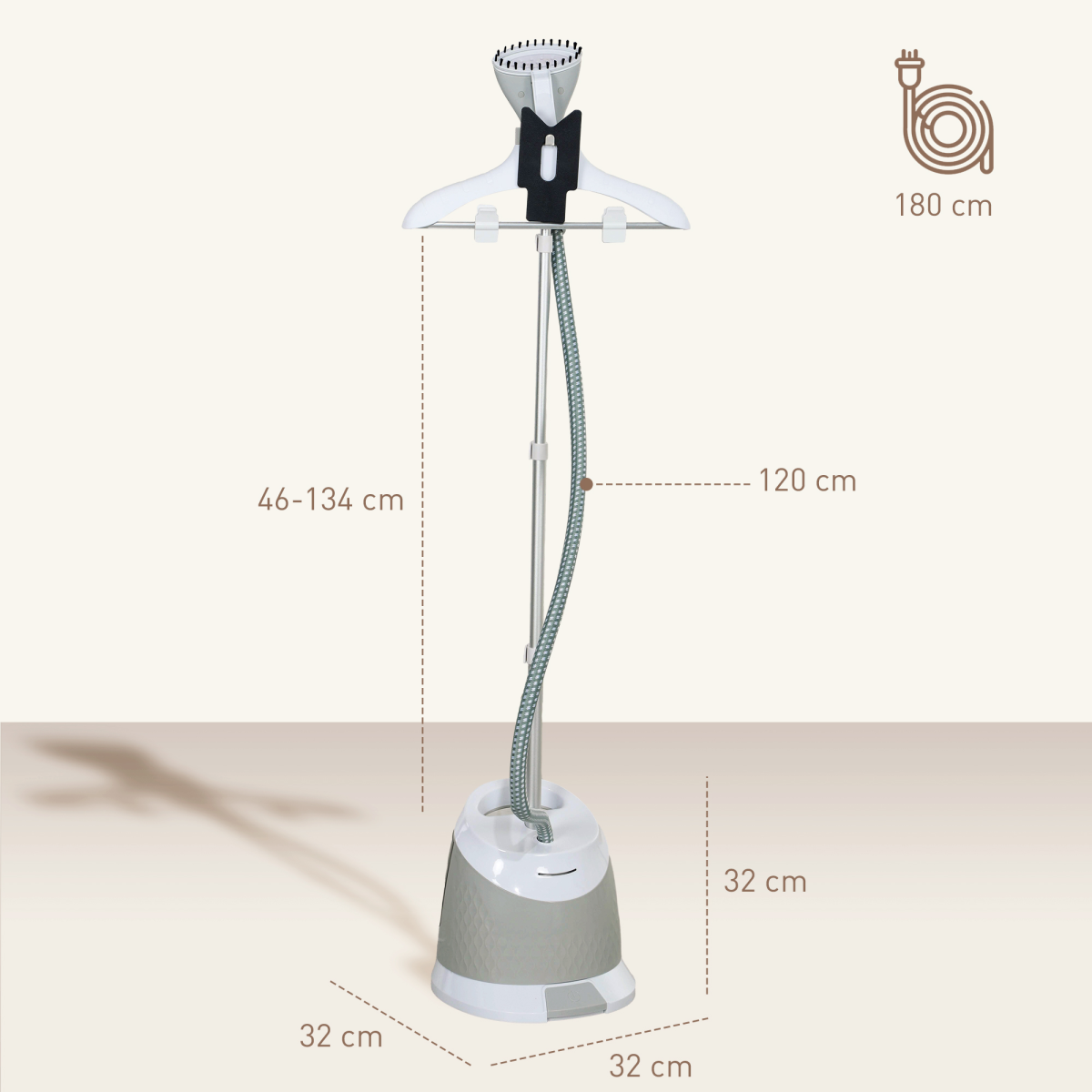 cortex-london-windsor-1800w-clothes-steamer-light-grey-white