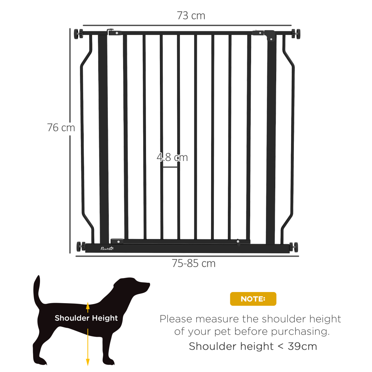 cortex-london-windsor-wide-dog-stair-gate-pressure-fit-black