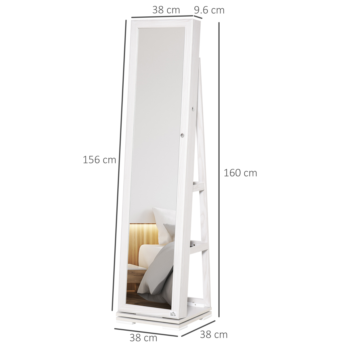 cortex-london-windsor-360-swivel-lockable-full-length-jewellery-mirror-cabinet