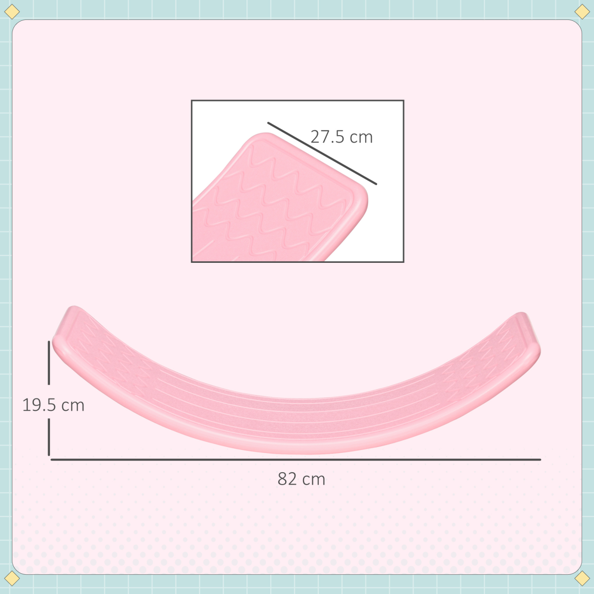 cortex-london-windsor-pink-kids-wobble-balance-board-montessori-toy