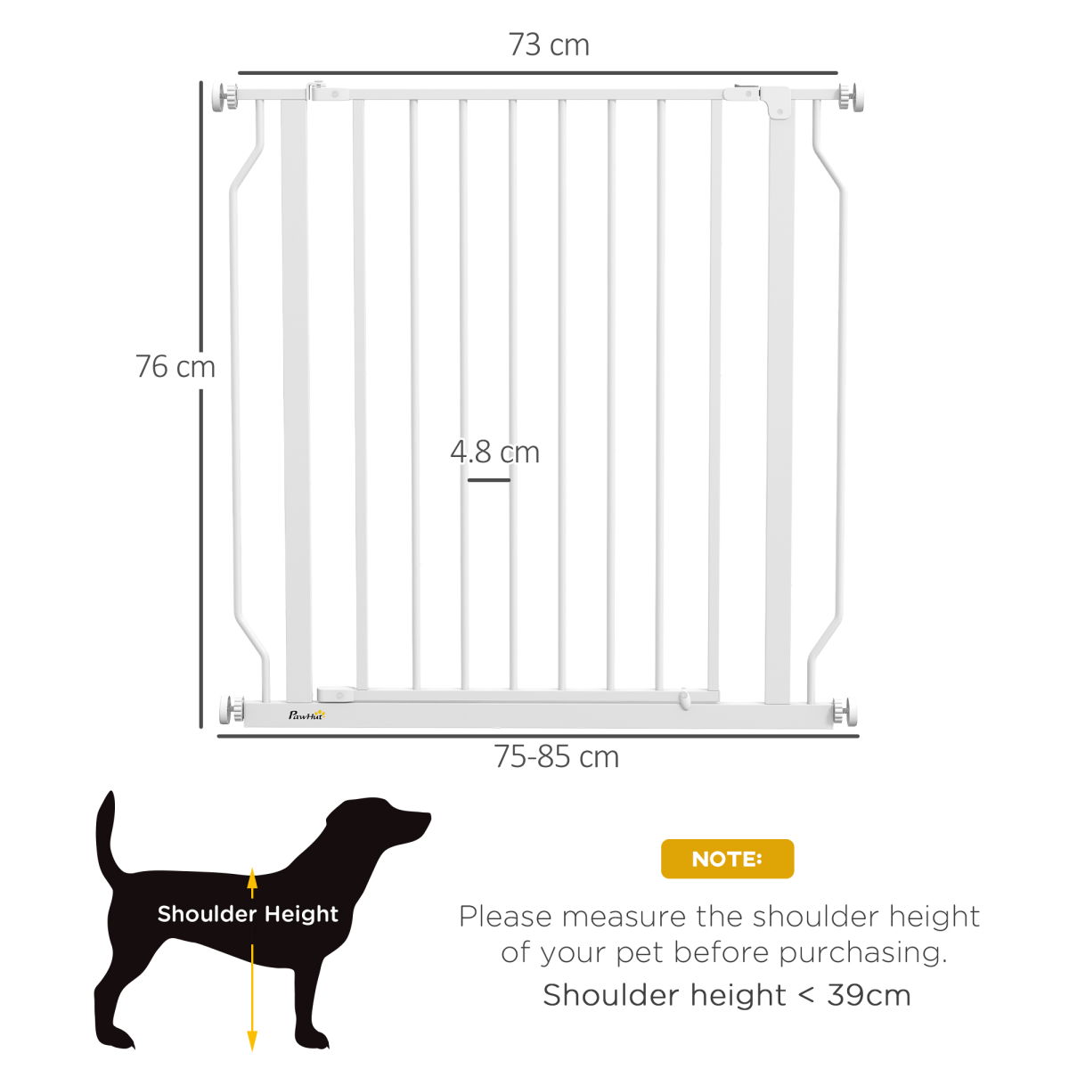 cortex-london-windsor-white-steel-dog-stair-gate