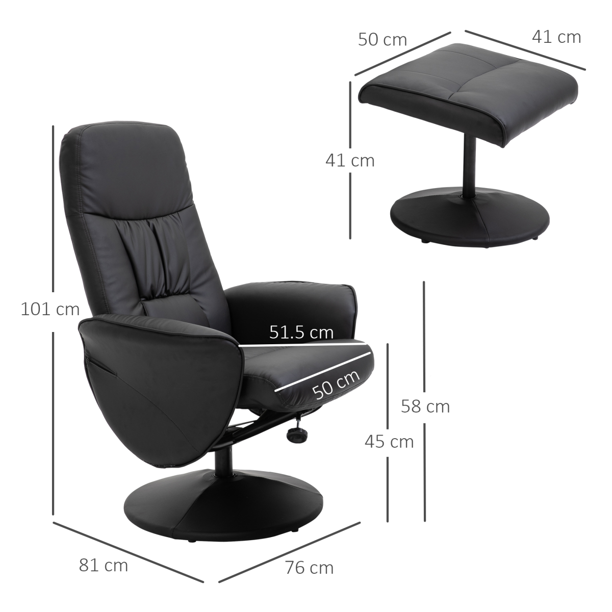 cortex-london-windsor-reclining-armchair-ottoman-set-black-pu-leather-360-swivel