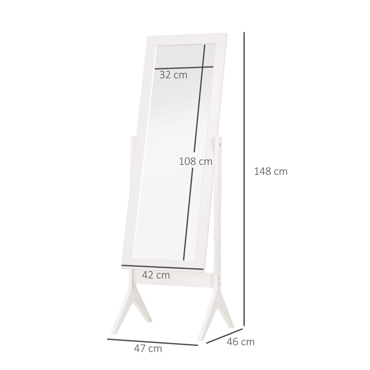 cortex-london-york-tall-freestanding-white-dressing-mirror-adjustable-tilt