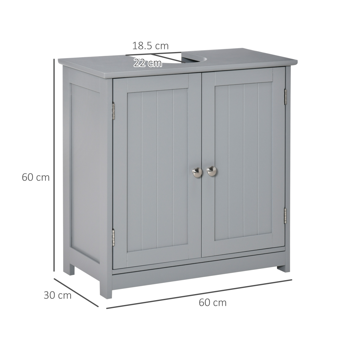cortex-london-windsor-60cm-grey-under-sink-storage-cabinet-adjustable-shelf-drain-hole