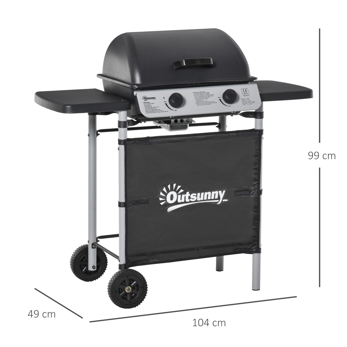 cortex-london-windsor-2-burner-propane-gas-barbecue-grill-grey